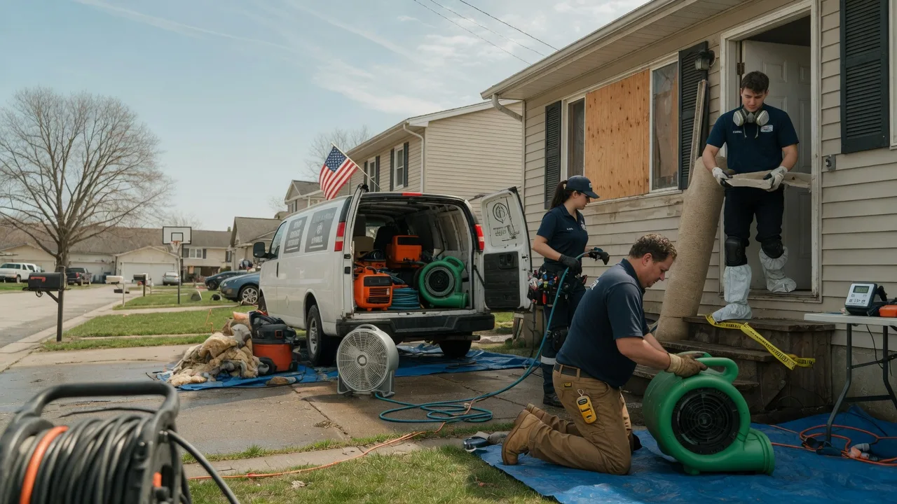 Water Damage Restoration in Lyons, MI near me